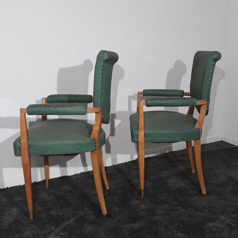 Pair of vintage armchairs Gio Ponti 1950