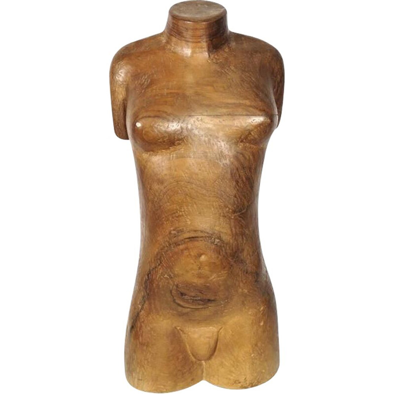 Vintage woman's torso por Laszlo Feldman, Hungria 1970