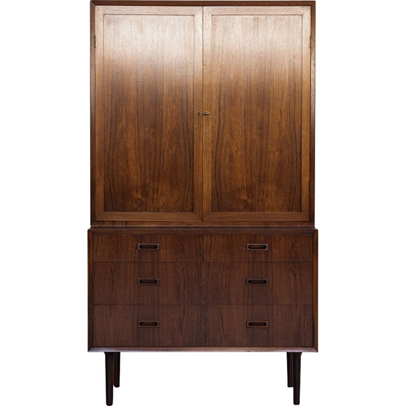 Midcentury cabinet in rosewood by Lyby Danish 1960s