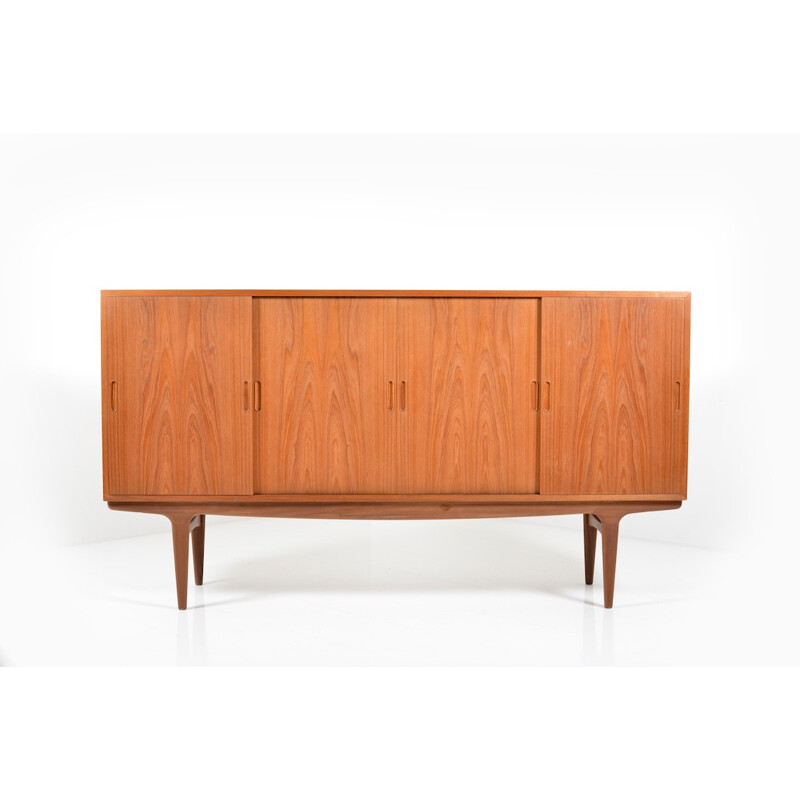 Uldum Mobelfabrik Scandinavian sideboard in teak, Johannes ANDERSEN - 1950s