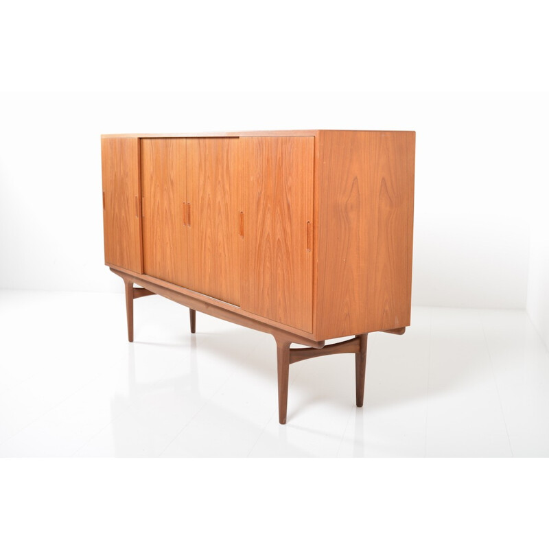 Uldum Mobelfabrik Scandinavian sideboard in teak, Johannes ANDERSEN - 1950s