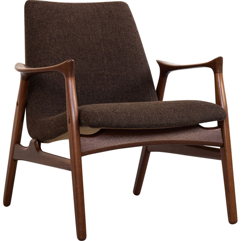 Midcentury armchair in teak by Arne Hovmand-Olsen for Mogens Kold Danish 1950s