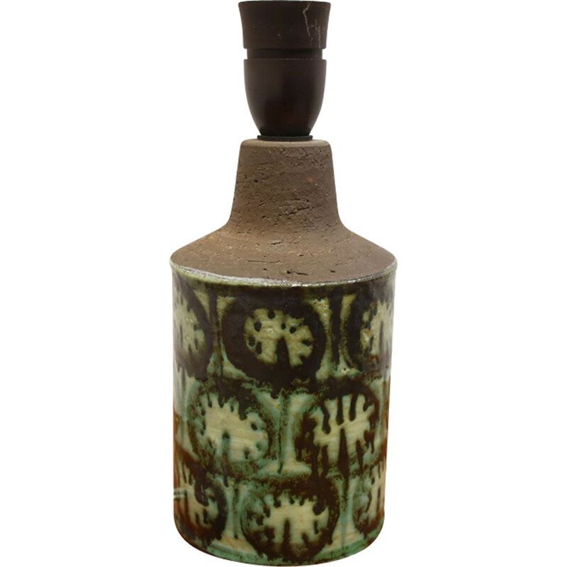 Vintage ceramic lamp base Danish