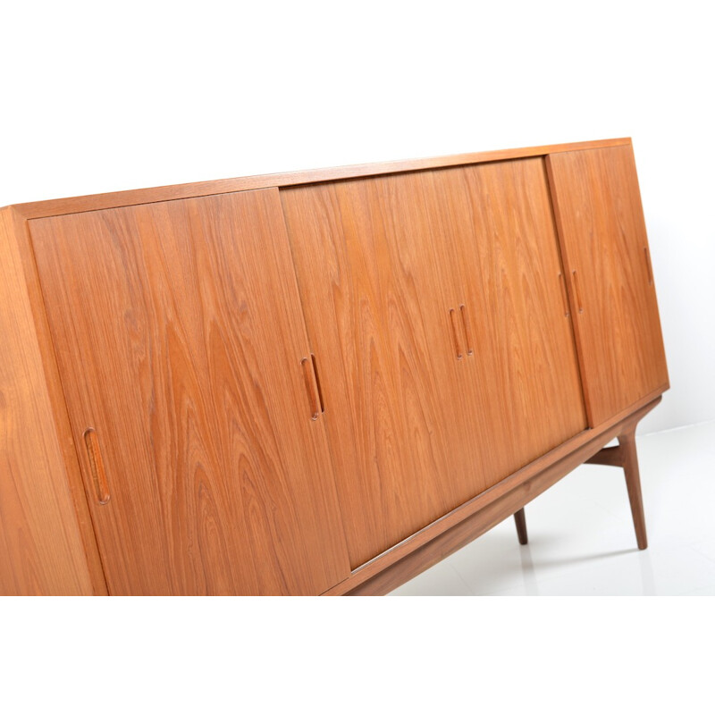 Uldum Mobelfabrik Scandinavian sideboard in teak, Johannes ANDERSEN - 1950s