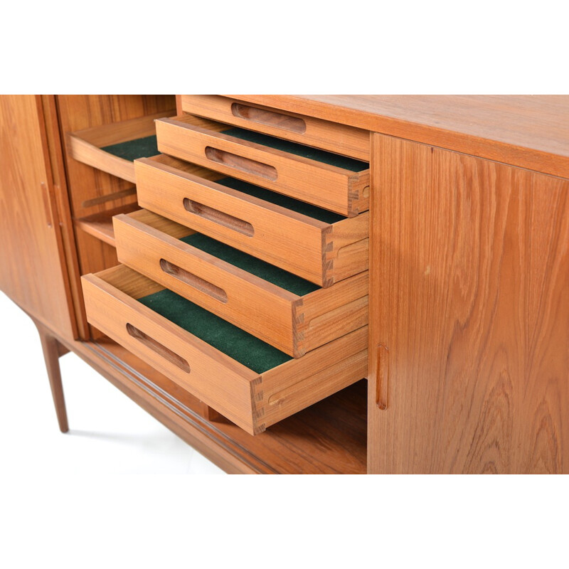 Uldum Mobelfabrik Scandinavian sideboard in teak, Johannes ANDERSEN - 1950s