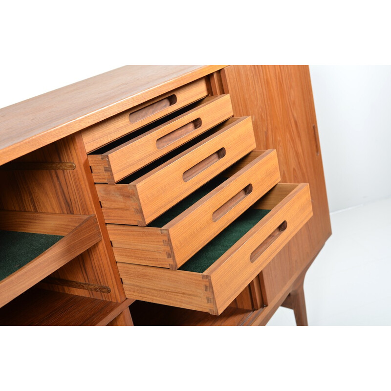 Uldum Mobelfabrik Scandinavian sideboard in teak, Johannes ANDERSEN - 1950s