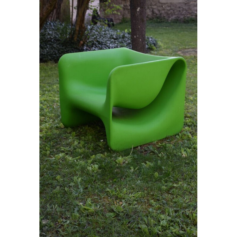 Vintage Kloe Cube Club Armchair Marco Acerbis Desalto