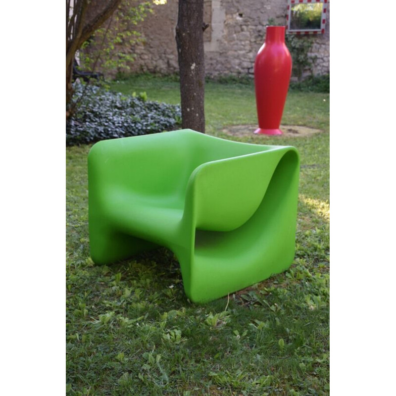 Vintage Kloe Cube Club Armchair Marco Acerbis Desalto