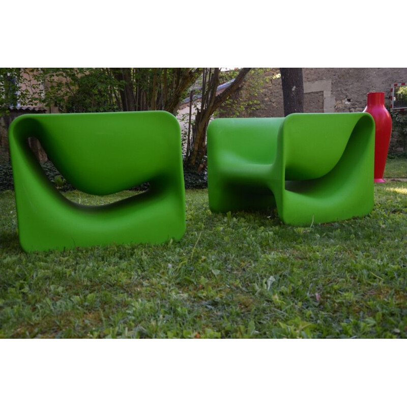 Vintage Kloe Cube Club Armchair Marco Acerbis Desalto