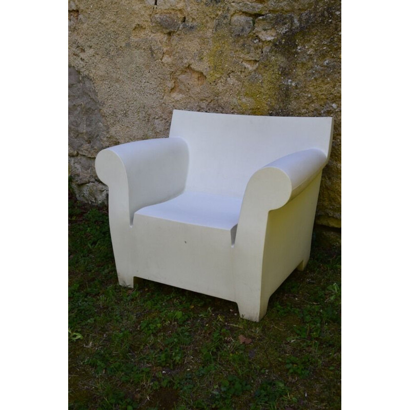 Vintage club armchair Bubble by Starck for Kartell