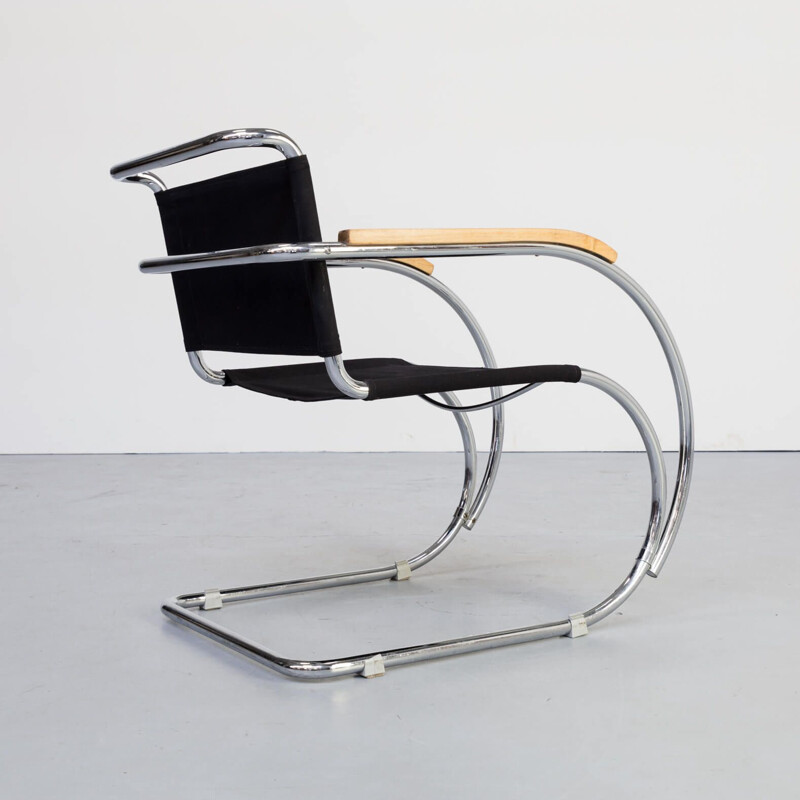 Vintage Sessel für Mücke Melder von Ludwig Mies van der Rohe MR 534 MR 20 1930s