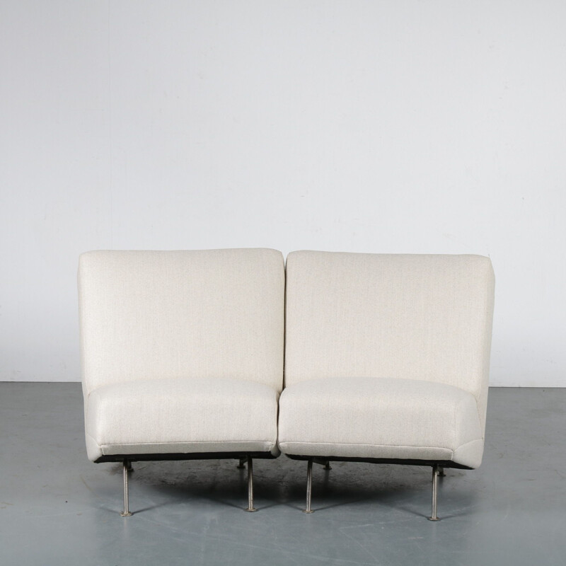 Paire de fauteuils vintage ou canapé modulable de Theo Ruth pour Artifort 1950