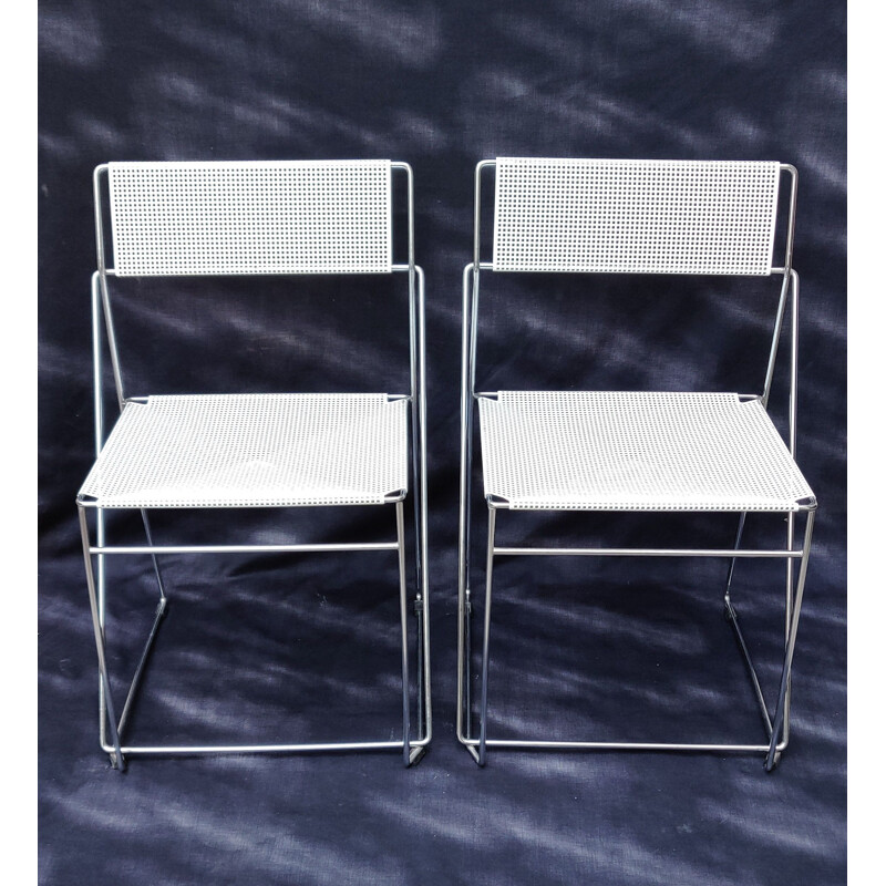 Pair of vintage chairs by Niels Jorgen Haugesen for Hybodan