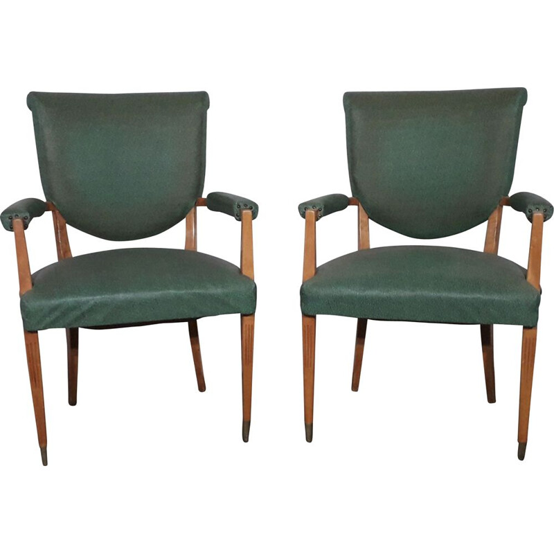 Pareja de sillones Gio Ponti vintage 1950