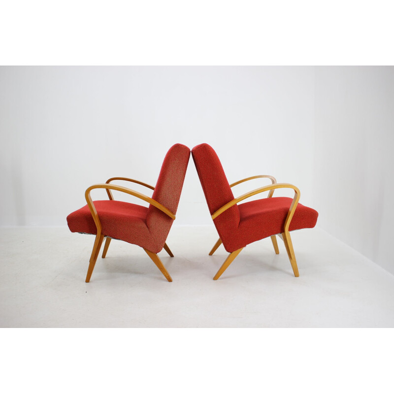 Pair of vintage armchairs by Frantisek Jirak, 1960s