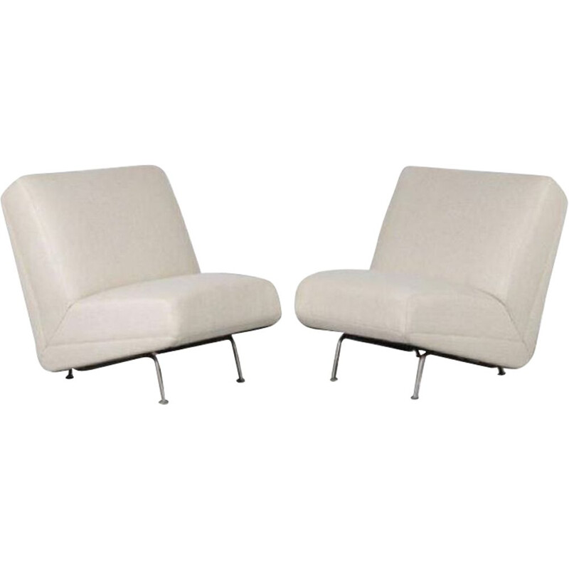 Pair of vintage Lounge Chairs  or Sofa parts by Theo Ruth for Artifort 1950