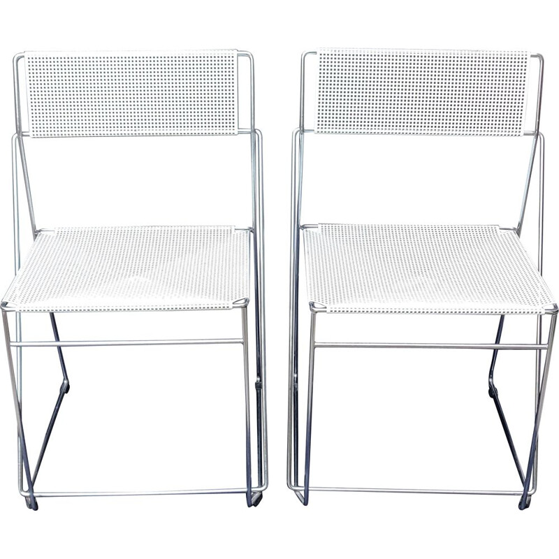 Pair of vintage chairs by Niels Jorgen Haugesen for Hybodan