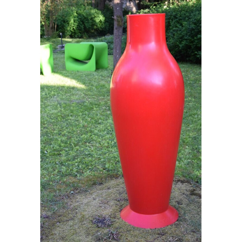 Vase vintage Misses flower Power Starck pour Kartell Contemporain 2008
