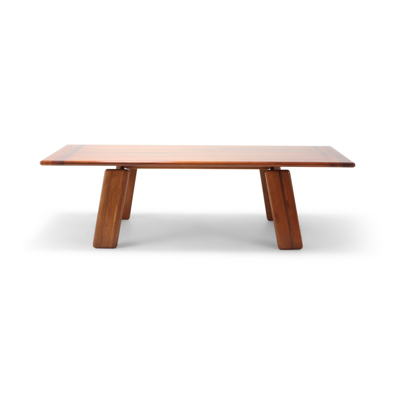 Vintage table by Afra and Tobia Scarpa in walnut 1980