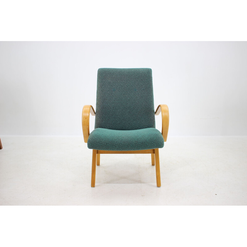 Fauteil lounge vintage ThonThonet Bentwood 1960