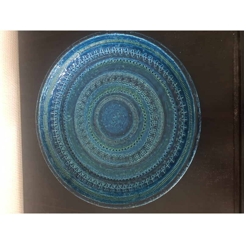 Rimini Blu 1960 vintage ceramic plate