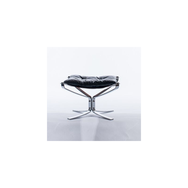 Vintage Falcon Stool (Chrome) by Sigurd Ressell 1970