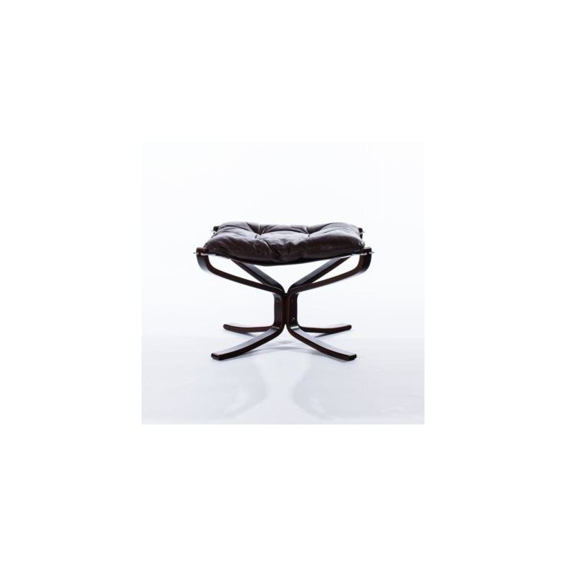 Falcon Stool (Stained) by Sigurd Ressell and Vatne Mobler mid century 1970