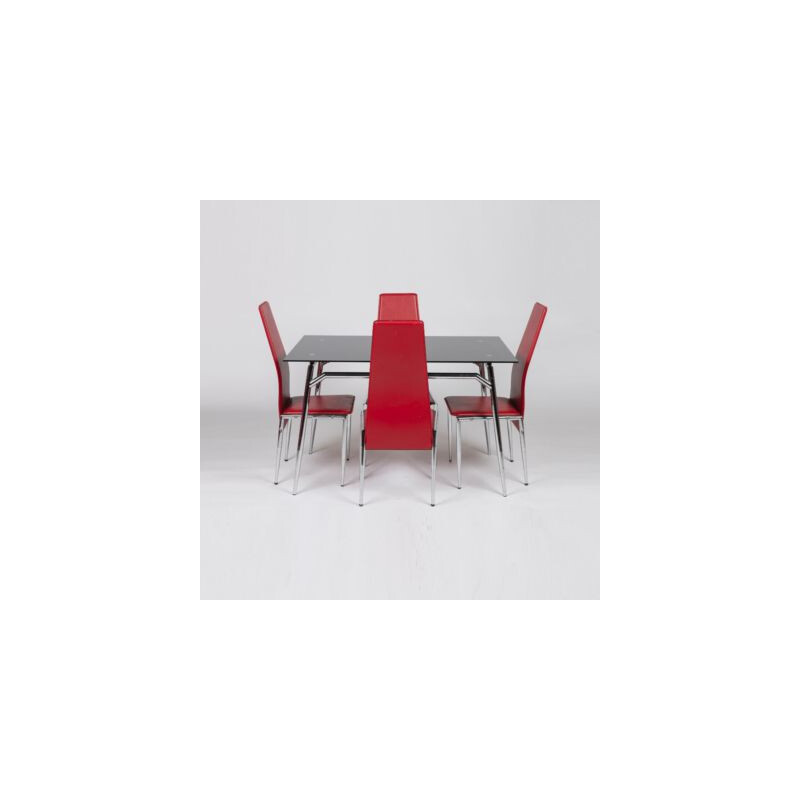 Table et chaises vintage de salle à manger