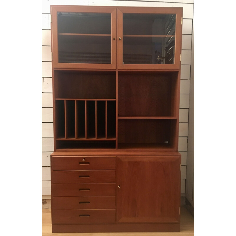 Vintage Danish teak bookcase by Dyrlund, 1960