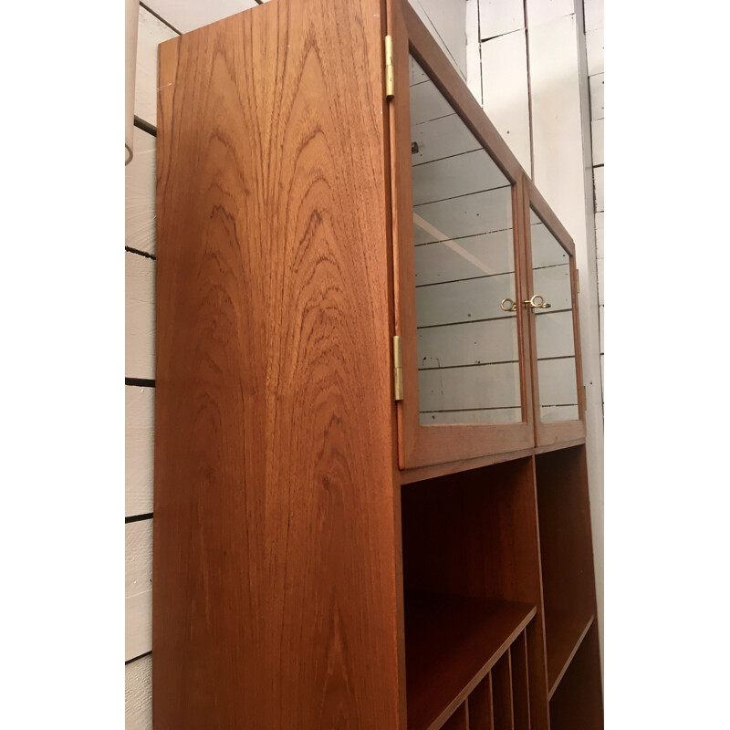 Vintage Danish teak bookcase by Dyrlund, 1960