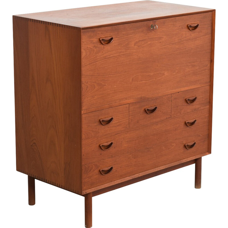 Mobler "306" secretary in teak, P. HVIDT & O. MØLGAARD-NIELSEN - 1950s