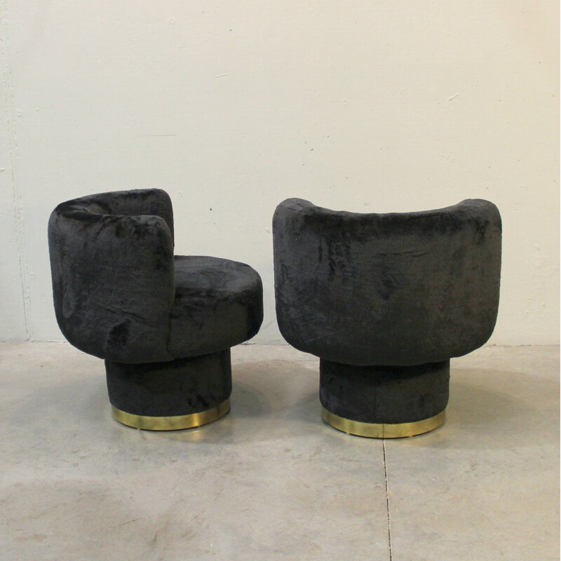 Pair of vintage armchairs, Spain 1970