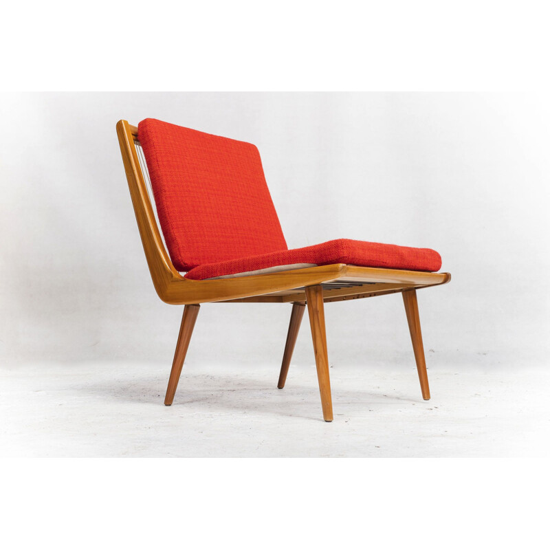 Pair of Boomerang armchair by WK MÖBEL by Hans Mitzlaff, 1960s