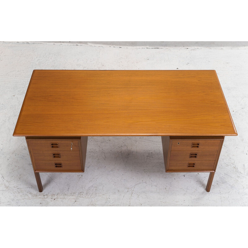 Vintage teak desk by Arne Vodder for Sibast, Denmark, 1960