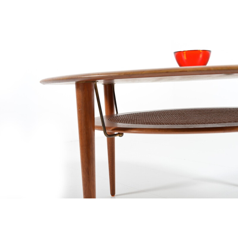  France & Søn Scandinavian "FD515" round coffee table, Peter HVIDT & Orla MOLGAARD NIELSEN - 1950s