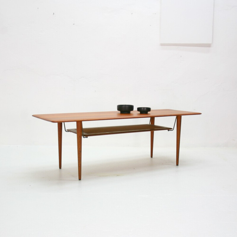 France & Son Minerva teak coffee table, P. HVIDT and O. NIELSEN - 1950s