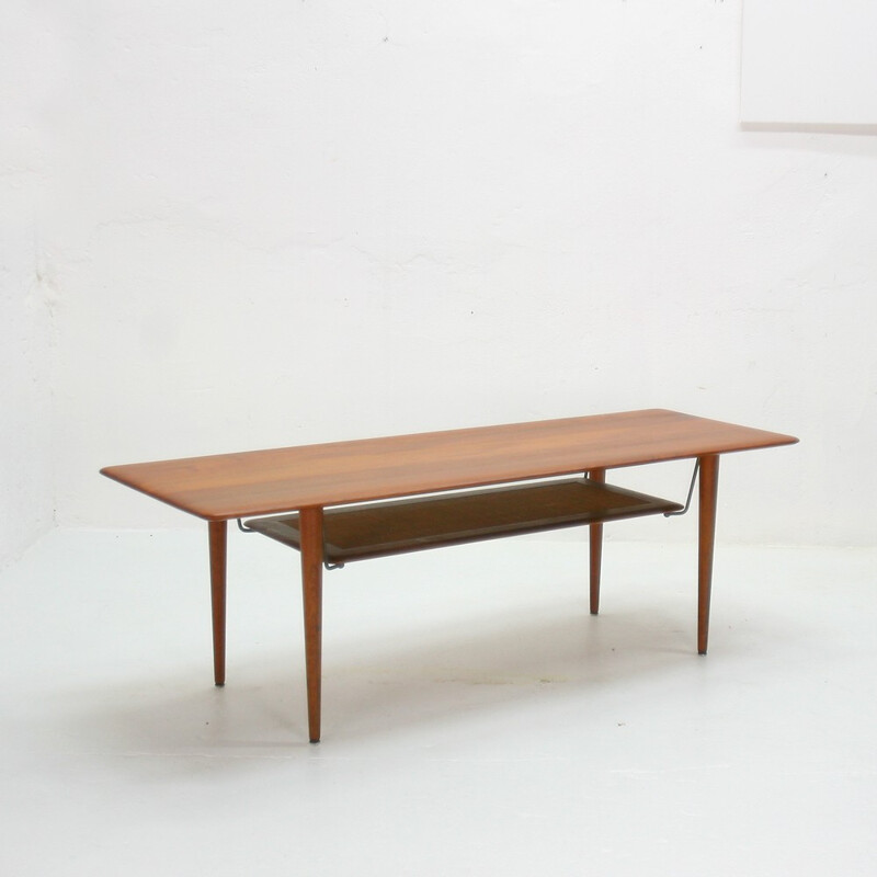 France & Son Minerva teak coffee table, P. HVIDT and O. NIELSEN - 1950s