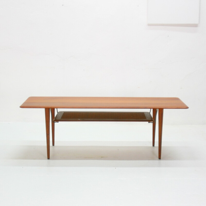 France & Son Minerva teak coffee table, P. HVIDT and O. NIELSEN - 1950s