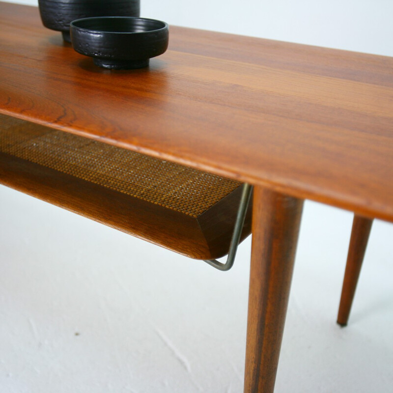 France & Son Minerva teak coffee table, P. HVIDT and O. NIELSEN - 1950s