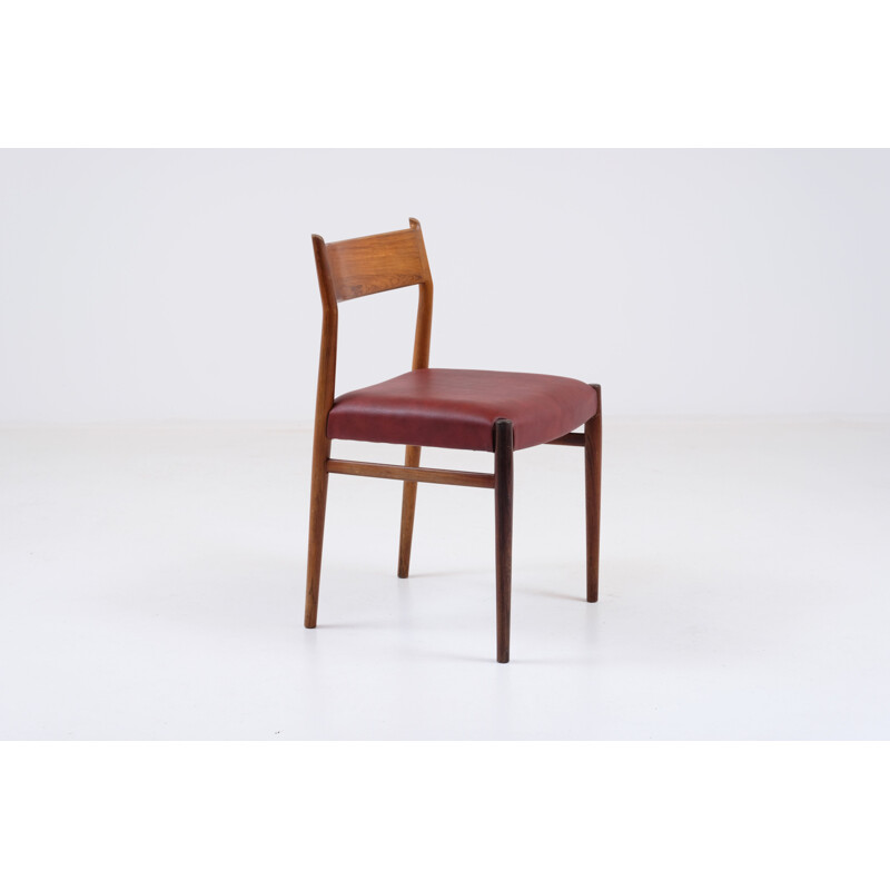 Vintage rosewood Sibast chairs by Arne Vodder 1960