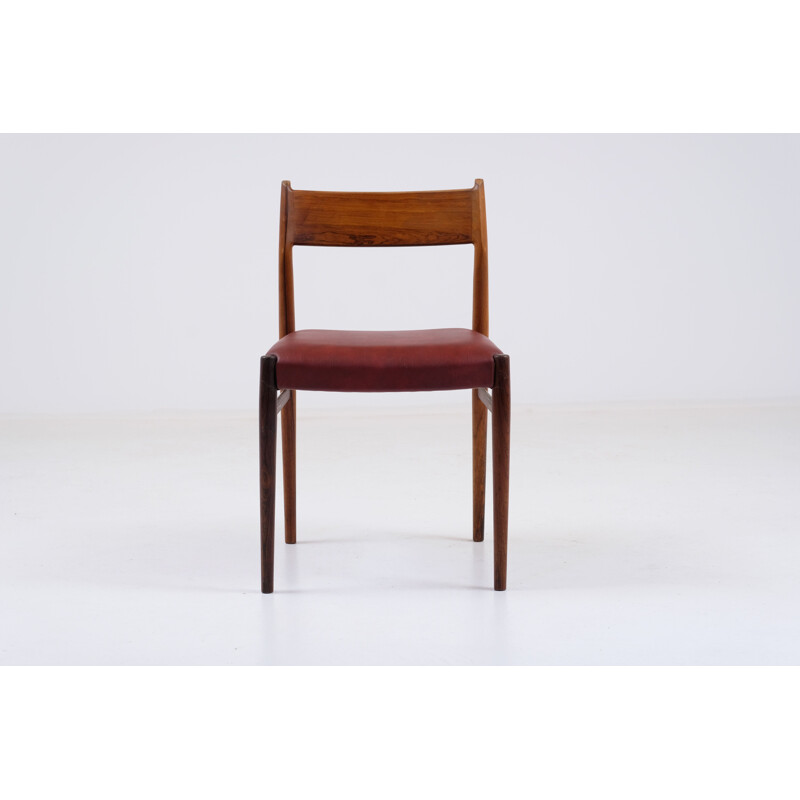 Vintage rosewood Sibast chairs by Arne Vodder 1960