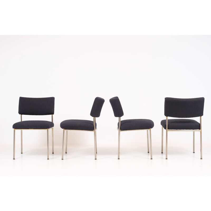 Set di 4 sedie vintage di Joseph André Motte per Steiner, 1960