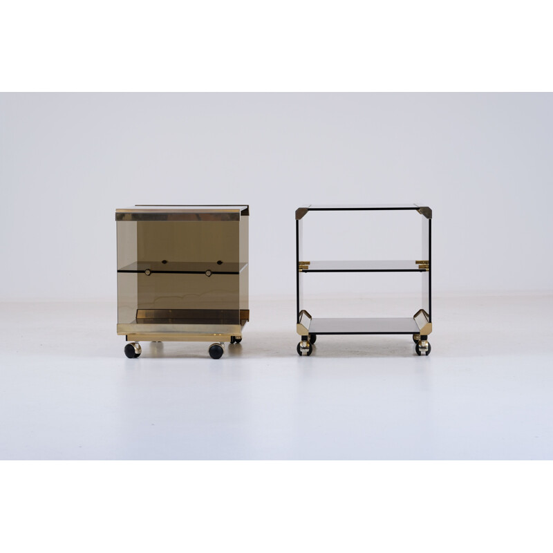 Pair of bedside tables by Gallotti and Radice 1970's 