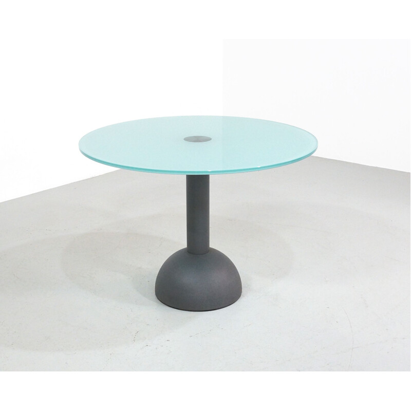 Table à repas "Calice" 100cm par Lella et Massimo Vignelli pour Poltrona Frau 1979