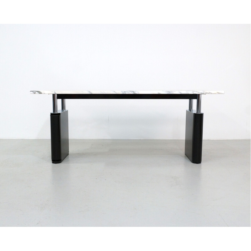 Vintage desk by Kum from Gae Aulenti for Tecno with a marble top