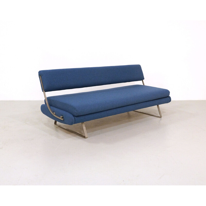 Mid-Century Daybed Sofa on a Nickel Base 1960