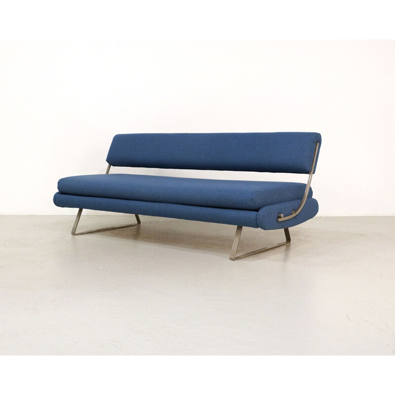 Mid-Century Daybed Sofa on a Nickel Base 1960