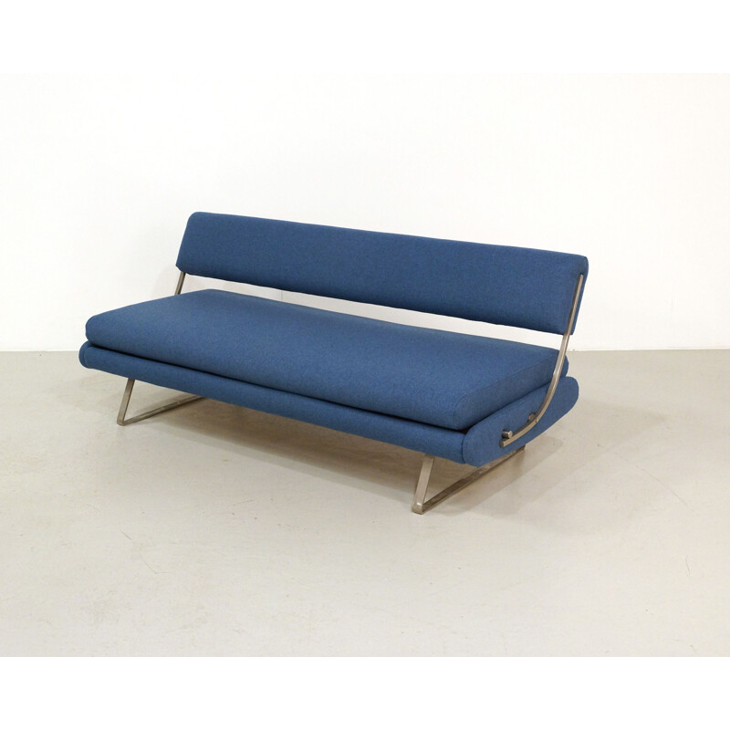 Mid-Century Daybed Sofa on a Nickel Base 1960