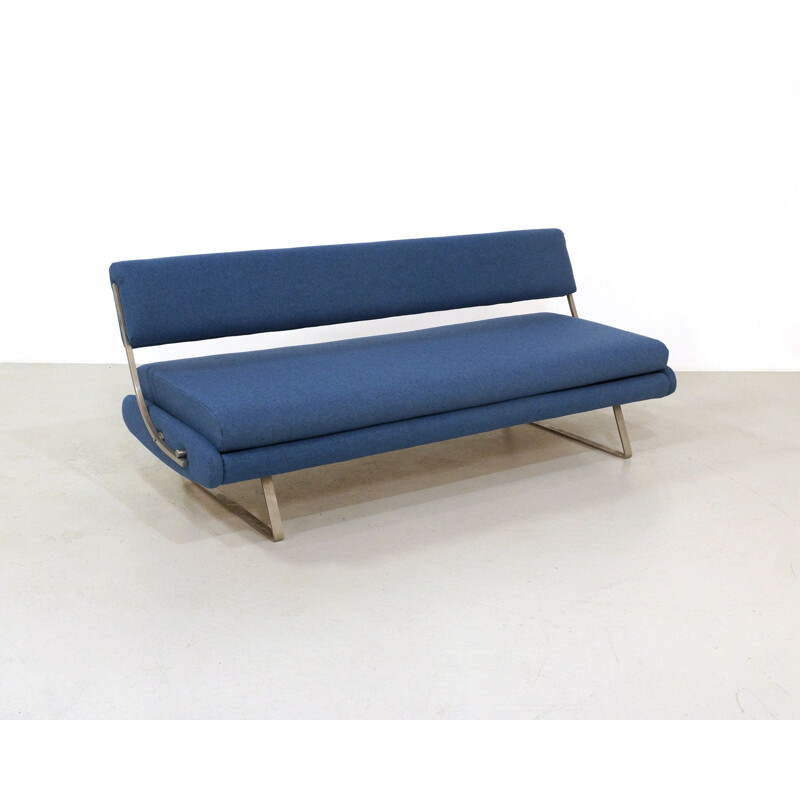 Mid-Century Daybed Sofa on a Nickel Base 1960