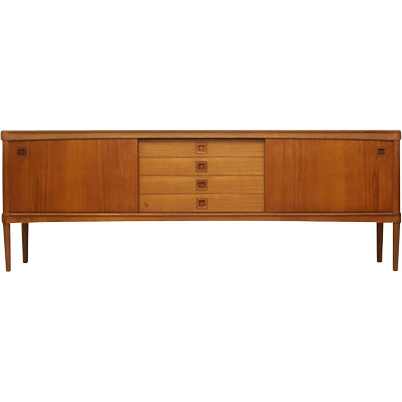 Vintage Teak Sideboard With Sliding Doors by Henry W. Klein for Bramin Møbler, Danish 1960s